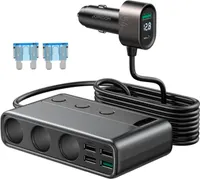 Joyroom 9W1 Nabíjačka do auta pre notebooky 154W-5Xusb/1Xusbc/Qc čierna