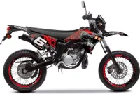 Zestaw grafik Stage6 czerwony/czarny dla Yamaha Dt 50