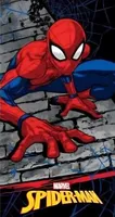 Spiderman Handtuch 70x140 cm aus Baumwolle - Strandtuch oder Badetuch für Kinder - großes Kinderbadetuch mit Motiv