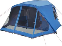 vidaXL Familienzelt 10 Personen Blau Quick Release Wasserdicht