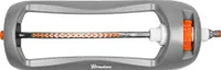 Bradas Viereckregner WHITE LINE 18 Düsen grau/orange