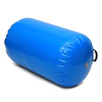 120x90cm, Grün Home U Air Roll Aufblasbare Luft Rollen Yoga Gymnastik Zylinder Gym Air Barrel mit Pumpe