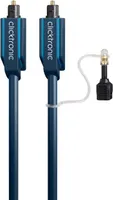 ClickTronic 3m Toslink Opto-Set, TOSLINK, TOSLINK, Gold
