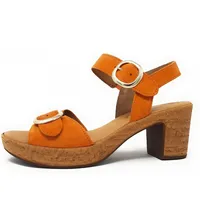 Gabor Damenschuhe Sandalen Hoch Sandalette Orange Freizeit, Schuhgröße:EUR 39 | UK 6