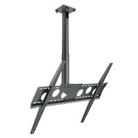 HAGOR Deckenhalterung für TV, Display - Schwarz - Höhenverstellbar - 1 Unterstützte(r) Display(s)Bildschirmgröße: 139,7 cm bis 190,5 cm (75 Zoll) - max. 50 kg Traglast - 100 x 100, 800 x 600 - VESA-Wandhalterungsnorm