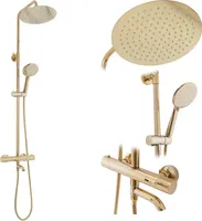 Rea Thermostat Duschset Lungo Gold