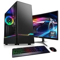 PC Set Gaming mit TFT [Viper V] AMD Ryzen 5 5600G, 32GB RAM, AMD Vega, 1000GB SSD, Windows 11