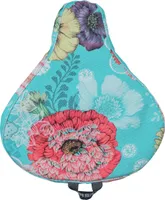 Sattelüberzug Basil Bloom Field sky blue, wasserabweisend