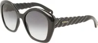 Lanvin LNV628S 001 BLACK 54/19/140 Dámske slnečné okuliare