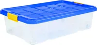 Skrinka pod posteľ 59,5 x 39,5 x 17 cm s vekom a 4 kolieskami
