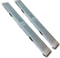 Bituxx 2x Klappbare Auffahrrampe 180 cm Stahl 200 kg Auffahrschiene Motorradrampe  MS-17188