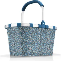 reisenthel carrybag, Einkaufskorb, Korb, Picknickkorb, Tragetasche, Polyestergewebe, Viola Celeste, 22 L, BK4090