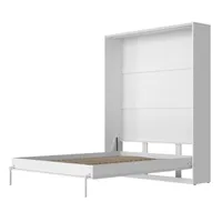 SMARTBett Schrankbett Classic 160x200cm Vertikal Weiss
