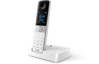 Philips D6351W Schnurloses Telefon mit Anrufbeantworter - 1,8"-Display - Telefonbuch mit bis zu 100 Namen - Nummernerkennung und -sperre - Plug & Play - Weiß