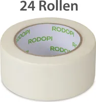 Rodopi Malerkrepp Zum Abkleben bei Renovierungs- Malrarbeiten 50mmx50m 24Rollen