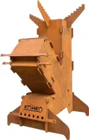 Köhko® Raketenofen S Rocket Stove Campingofen aus 3 mm Cortenstahl Outdoor für BBQ grill Camping multifunktionale Küche für Draußen