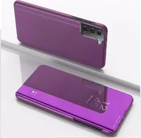 König Design Hülle kompatibel mit Samsung Galaxy S21 FE Kunststoff Full Cover Handyhülle - Case Violett