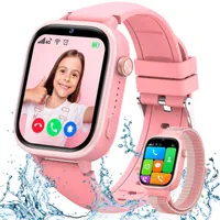 4G Smartwatch Kinder mit GPS und Video Telefonfunktionen, Schulmodus, SOS, SIM-Telefon Uhr, mit Kamera, Wecker, IP68 Wasserdicht, Kinder Smart Watch
