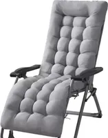Gardlov Gestepptes Kissen für Gartenliege, grau 23490