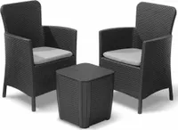 Keter 5dílná balkonová souprava Miami Graphite Grey 223815