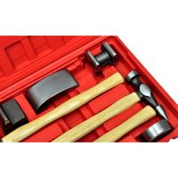 vidaXL 7-tlg. Karosserie-Ausbeulset Ausbeulhammer Dellen-Reparatur-Set