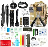 (Tarnung)Außen Notfall Survival Gear Kit Set Camping Multitool Erste Hilfe Kasten Outdoor