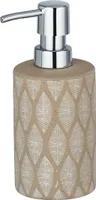 WENKO Seifen Spender Tupian Beige Keramik 300 ml Lotion Flüssigseife Bad Küchen
