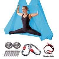 5m Premium Aerial Yoga Hängematte, Aerial Yoga Swing Set, Antigravity Aerial Silks, Flying Yoga Sling Inversion Equipment,