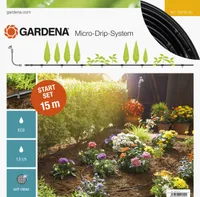 Micro-Drip-System Start Set Pflanzreihen S Tropfrohr oberirdisch
