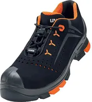 uvex 2 Halbschuhe S1P schwarz, orange Weite 11 Gr. 39