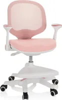 hjh OFFICE Kinderstuhl KID ERGO Schreibtischstuhl für Kinder höhenverstellbar mit Armlehnen Stoff/Netzstoff