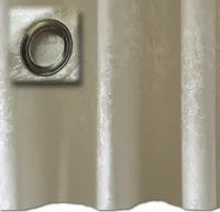JEMIDI Vorhang blickdicht 140x245cm - Gardine mit Ösen Anbringung - Ösenschal Dekoschal Glanz Optik - 100% Polyester für Wohnzimmer Schlafzimmer