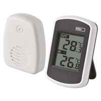 EMOS Drahtloses Digitales Aussen- und Innen- Thermometer mit Außensensor, batteriebetrieben , E0042