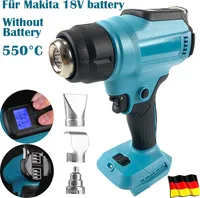 Handheld Heißluftpistole Für Makita 18V Akku 550℃ Heißluftgebläse mit LCD-Anzeige(Ohne Akku)