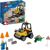 LEGO 60284 City Baustellen-LKW Spielzeug Bausteine-Set, Frontlader Baufahrzeug
