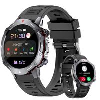 Smartwatch Damen Herren, Smartwatch mit Telefonfunktion, 1.39" HD Fitness Tracker Uhr, IP67 Wasserdicht Pulsmesser Schrittzähler Aktivitätstracker