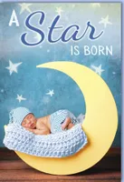 Geburt – Baby – Freudiges Ereignis - Karte mit Umschlag 1