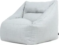 icon Riesen Sitzsack Sessel Outdoor Natalia, Grau, für Erwachsene und Kinder mit Füllung, für den Außenbereich und Garten