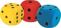 EDUPLAY 120732 Würfel Schaumstoff 15,5 cm (Farbe zufällig, 1 Stück)