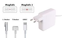 Ladegerät für Apple MacBook, Magsafe Anschluss, 2006 - 2015, 45 - 85 Watt Ladegerät für Apple Macbook Air 2008 - 2011, 45 Watt, Magsafe Anschluss