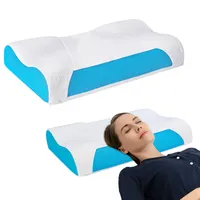 Nackenstützkissen Ergonomisches Kopfkissen Anti-Schnarch-Kissen 60*42*12CM für Rücken & Bauchschläfer Nackenkissen Antischnarch-Kissen mit Bezug