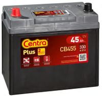 Autobatterie CENTRA 12 V 45 Ah 330 A/EN CB455 L 227mm B 137mm H 227mm NEU