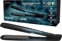 REVAMP Progloss Ultra X Shine Ceramic Straightener with Wide Spring Ceramic Ion Plates for Professional Straightening and Curling of Long, Thick Hair - Extra Wide