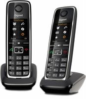Gigaset C530HX Duo Schnurloses Telefon schwarz 4,6 cm TFT-Farbdisplay HD-Voice