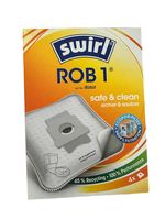 swirl ROB 1 MicroPor Plus - Staubsaugerbeutel - weiß