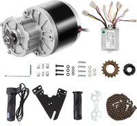 VEVOR Kartáčovaný motor DC motor Elektromotor 24V DC 250W Motokára e-bike