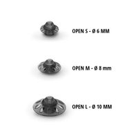 Phonak / Unitron / Hansaton SDS 4.0 Open Domes (10 Stück) Hörgeräteschirmchen Größe S (Durchmesser 6 mm)