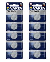 Varta Electronics CR2032 Lithium Knopfzelle 10er Pack