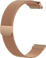 BStrap Milanese Armband für Samsung Galaxy Watch 3 45mm, rose gold