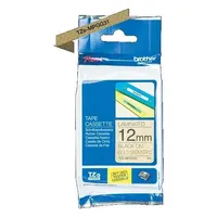bratská písacia páska TZe-MPGG31 TZEMPGG31, 12 mm čierna na zlatej